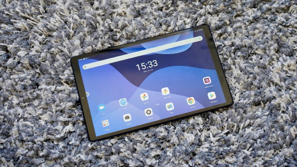The BAatery on the Lenovo Tab M10 HD isn't bad for its price