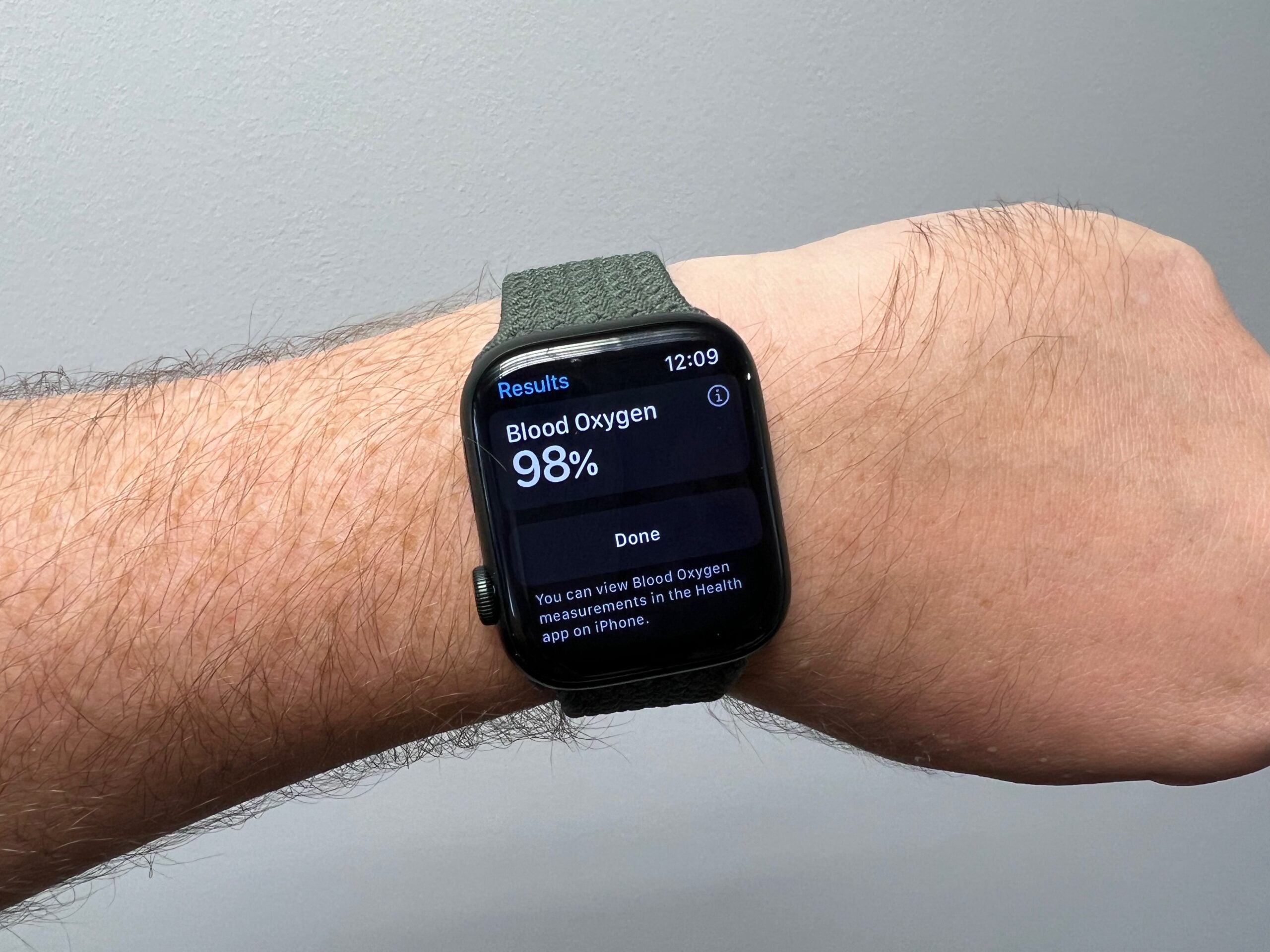 Apple Watch で血中酸素を測定する方法
