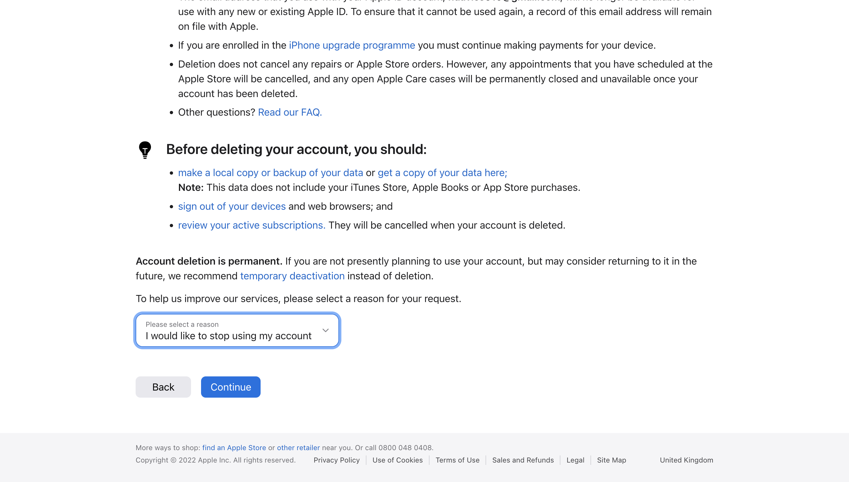 How To Delete An Icloud Account