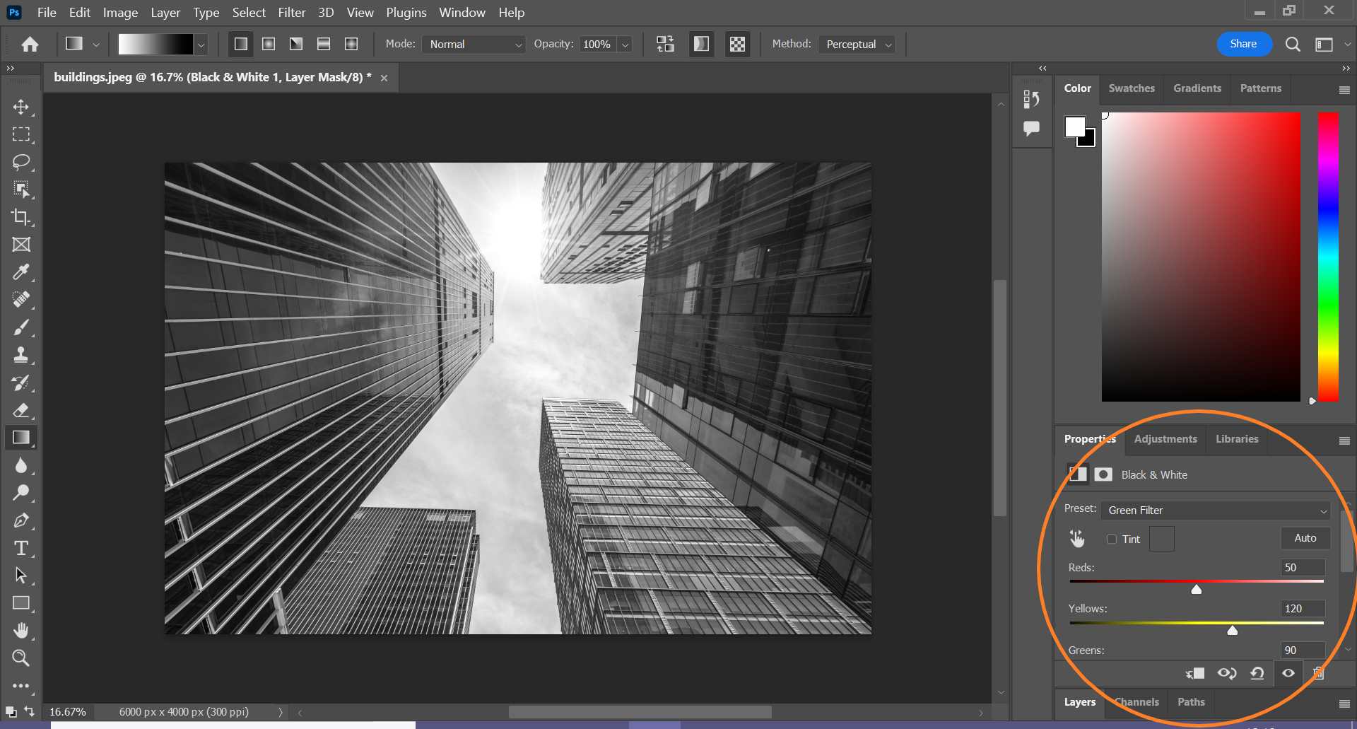 how to make an image black and white in photoshop