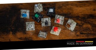 Cherry MX switches made in germany
