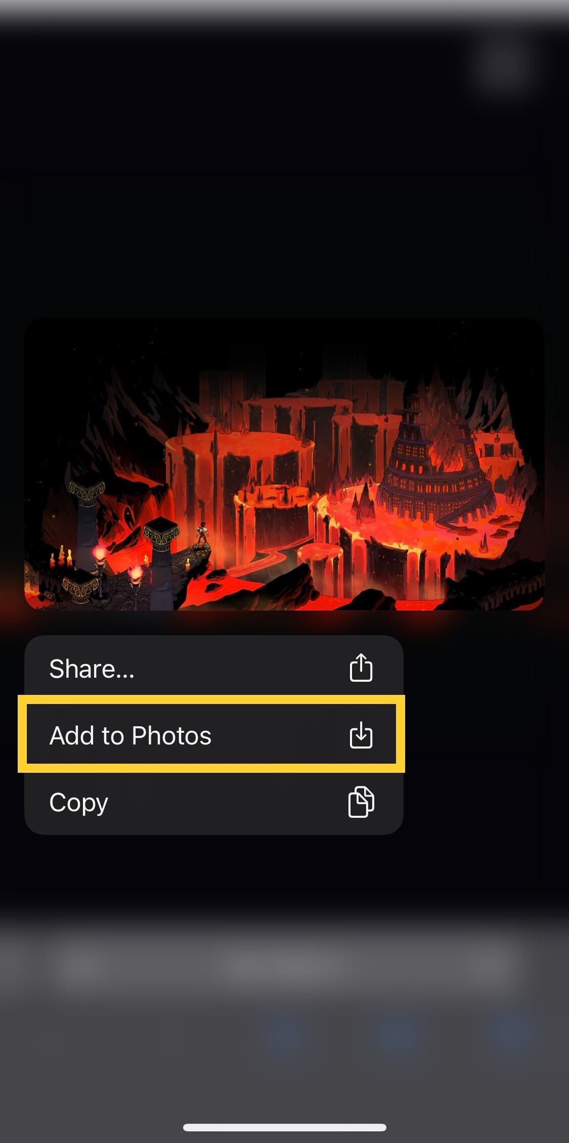 Click on the Add to Photos button