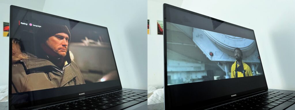 Два фильма на экране Huawei