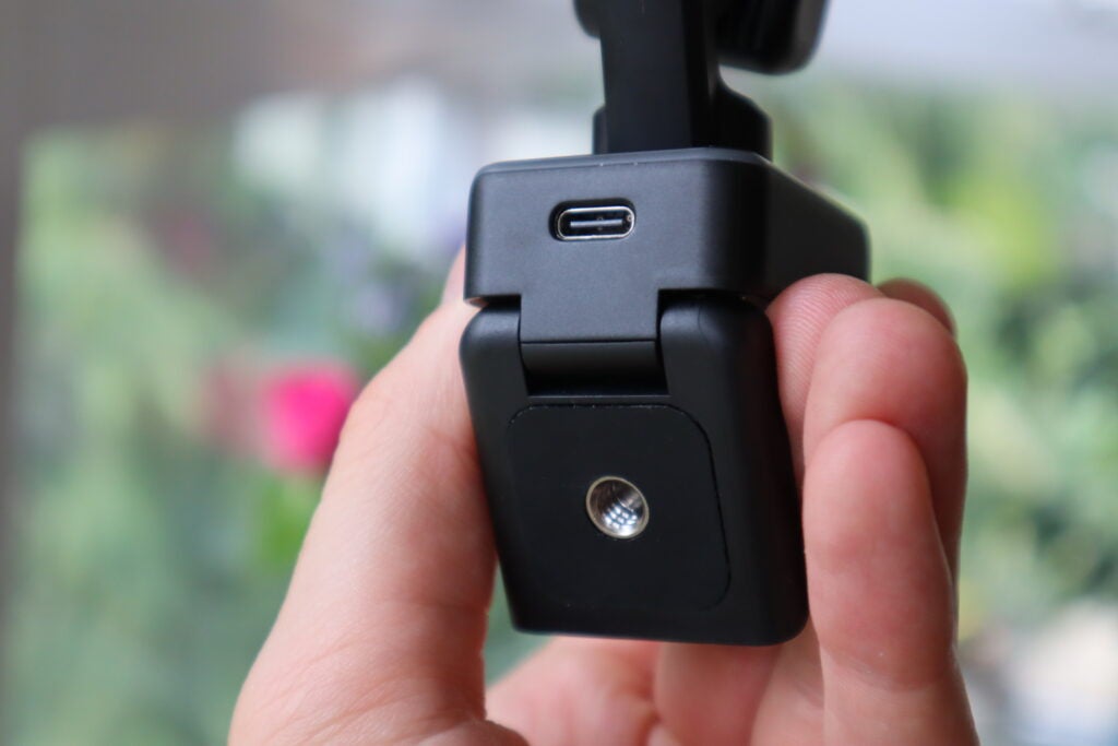 The Insta360 Link features a USB-C port on the rear