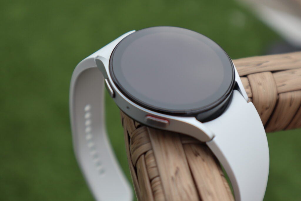 The Samsung Galaxy Watch 5 features a minimalistic design
