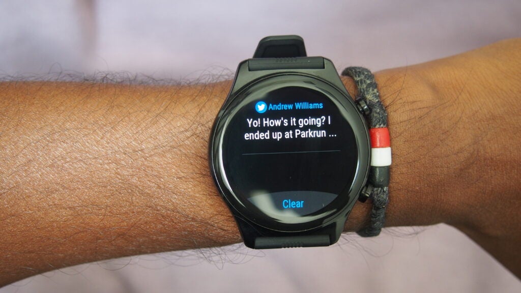 Messages on the Honor Watch GS 3
