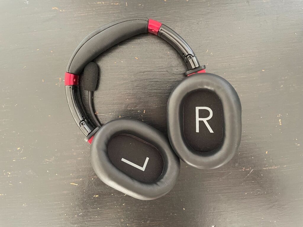 Left and Right earcups on the Austrian Audio PG16 headset