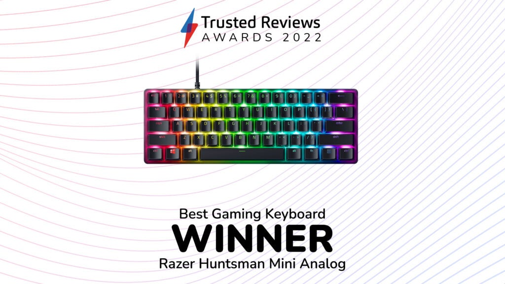 Best gaming keyboard winner: Razer Huntsman Mini Analog