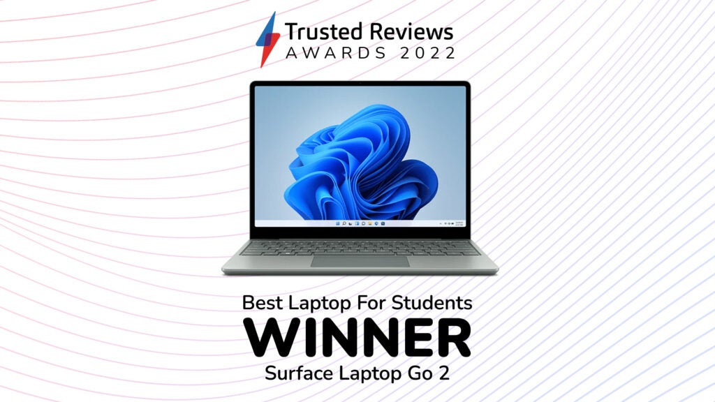 Best Student Laptop Award Winner: Surface Laptop Go 2