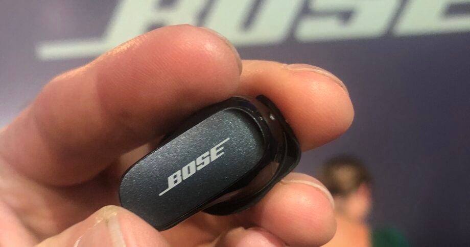 Bose QuietComfort Earbuds II in hand