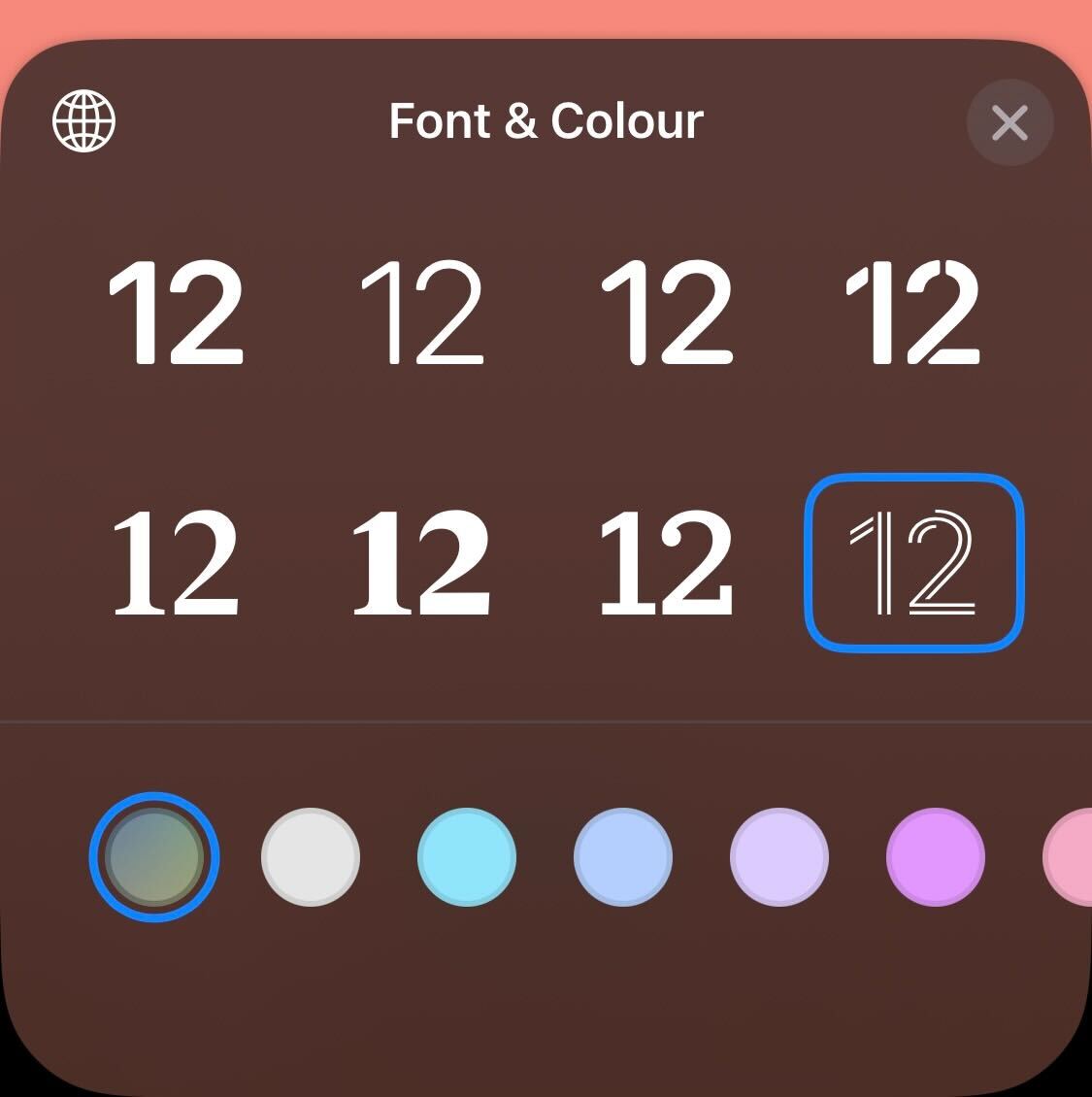How to change the Lock Screen clock font in iOS 16