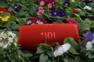 JBL Charge 5 flower bed