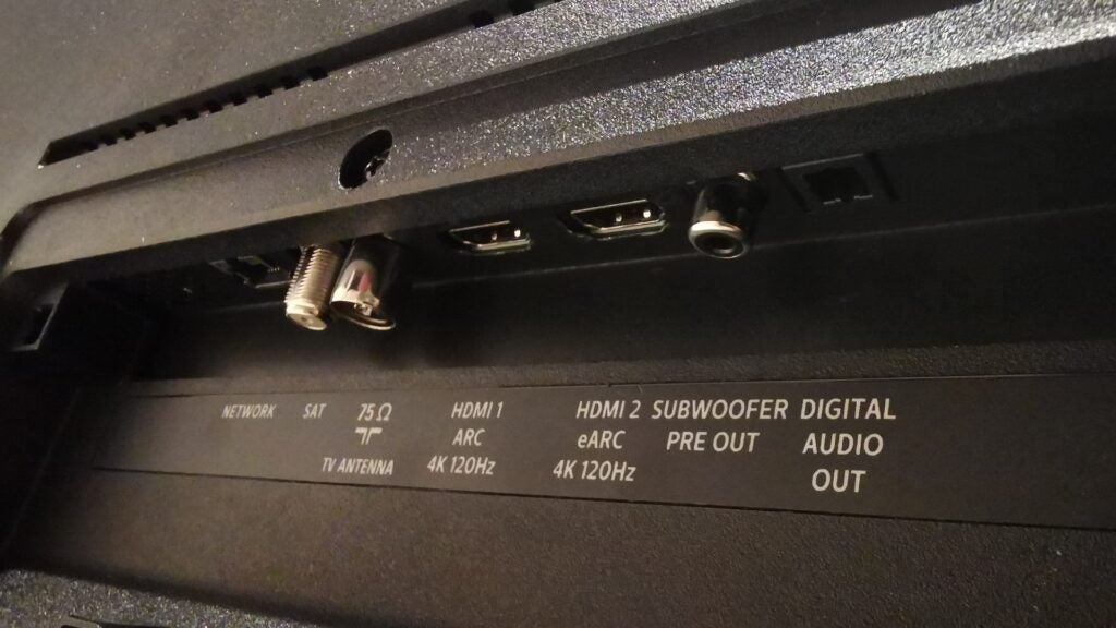 Philips OLED937 HDMI 2.1 inputs