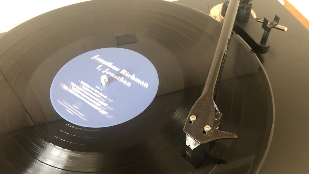 Pro-Ject Debut Pro main record spinning