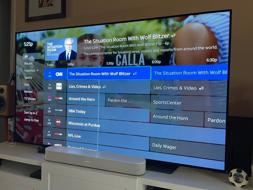 DirecTV Stream electronic programme guide