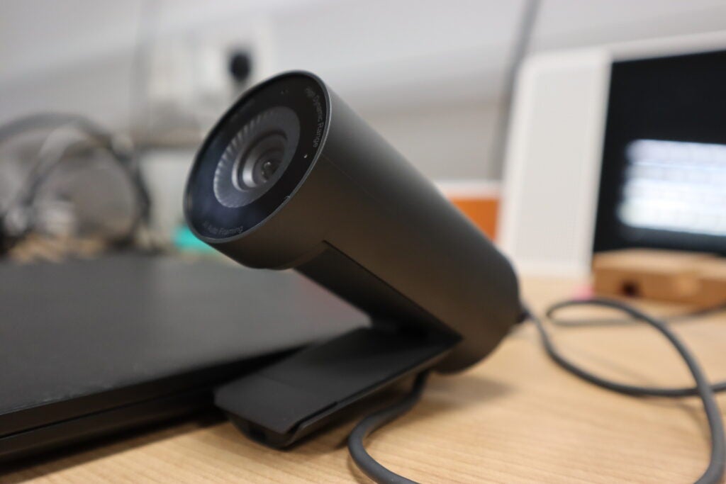 The design of the Dell Pro Webcam