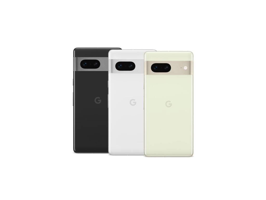 The colour range of the Pixel 7 
