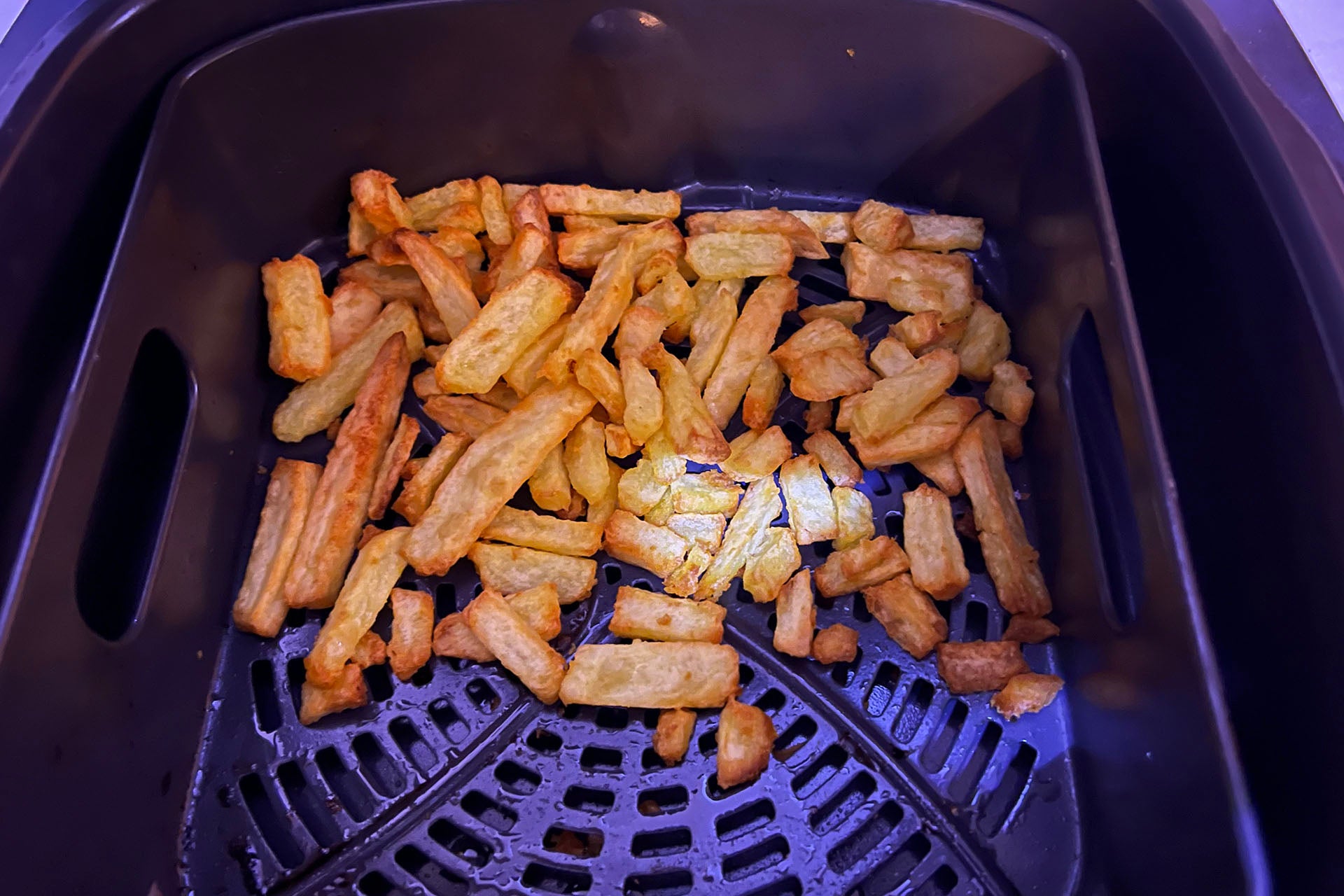 Final chips in air fryer