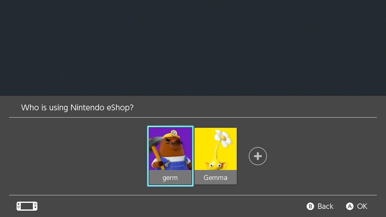 Profile select on Switch