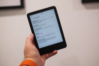 The display of the Kindle 2022