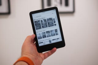 The homescreen on the Kindle 2022