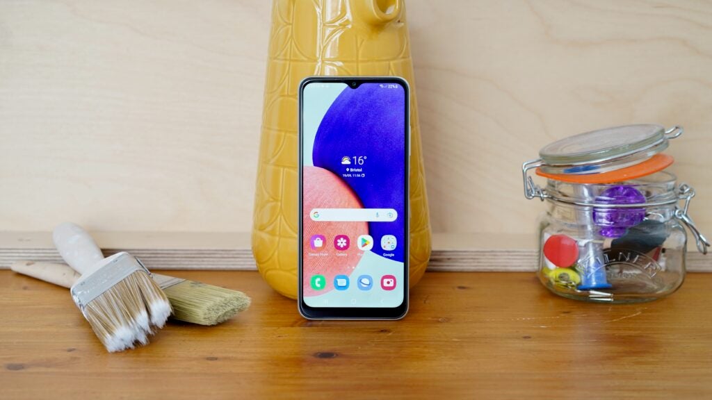The LCD Screen on the Galaxy A22 5G