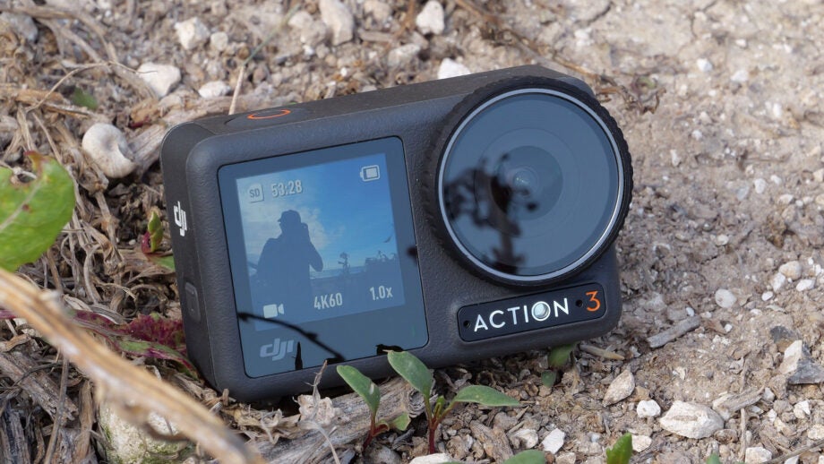 The front screen of the DJI Osmo Action 3