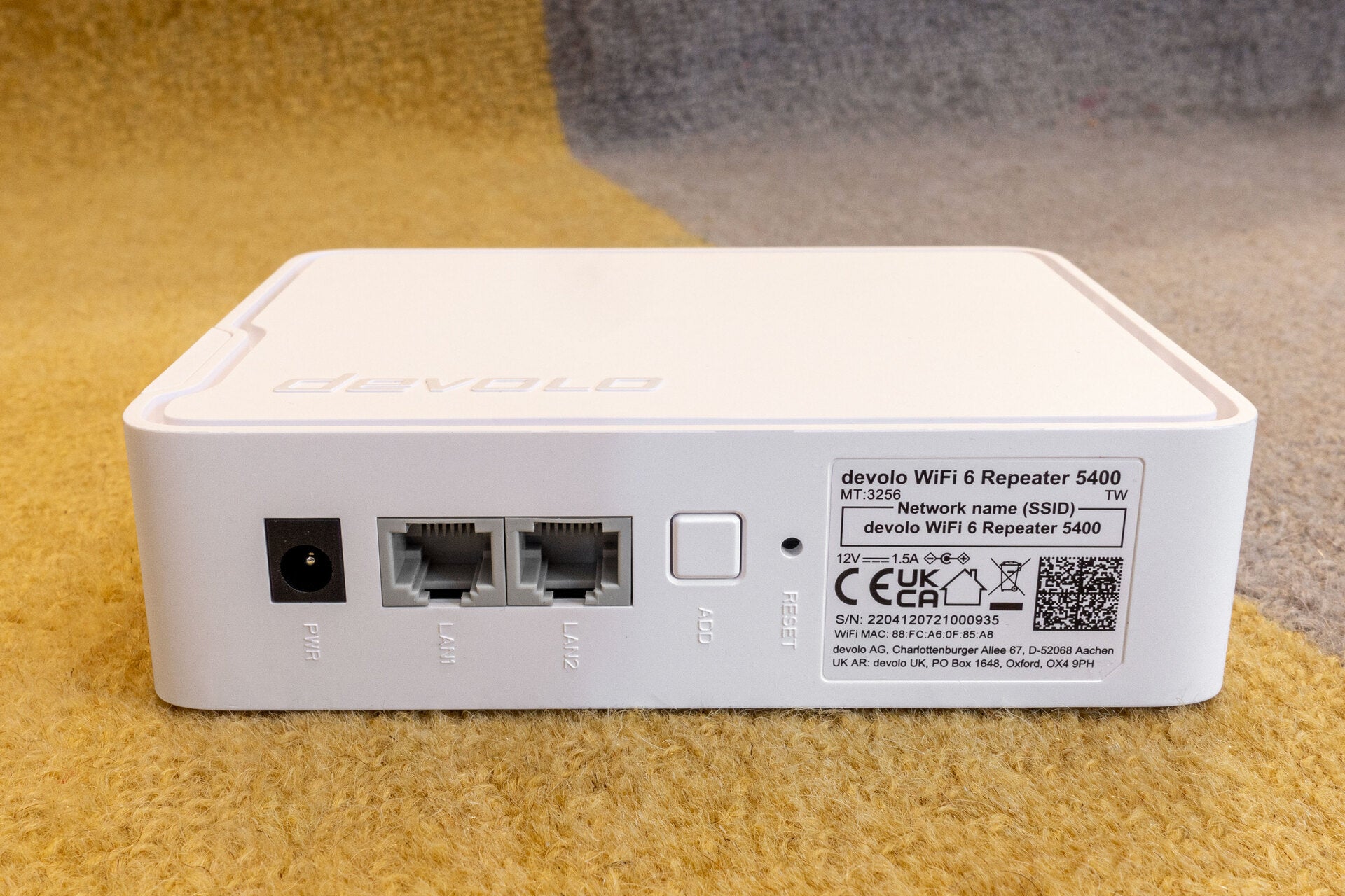 Devolo WiFi 6 Repeater 5400 Ethernet ports