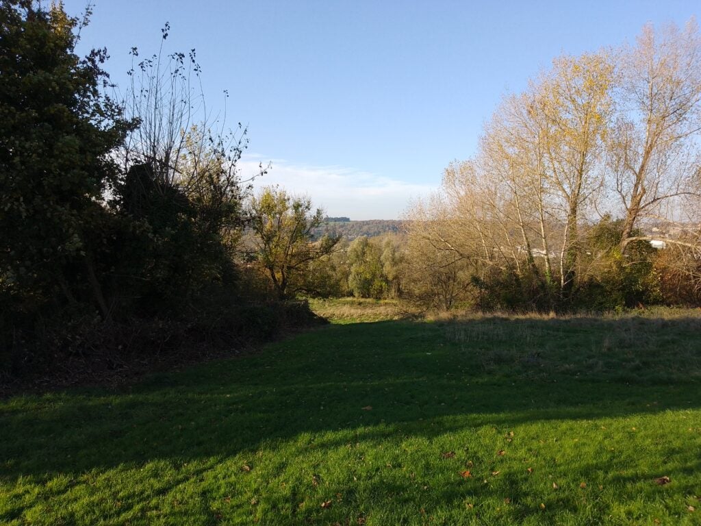 A landscape shot taken with the Moto E20