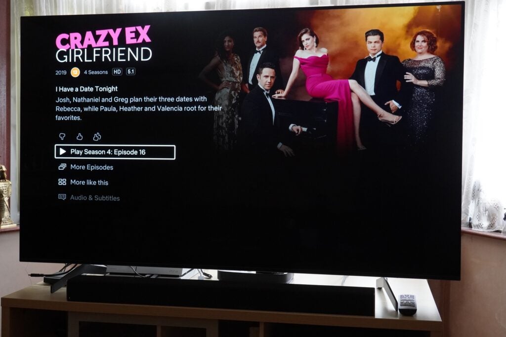 Página de título de Netflix Crazy Ex Girlfriend