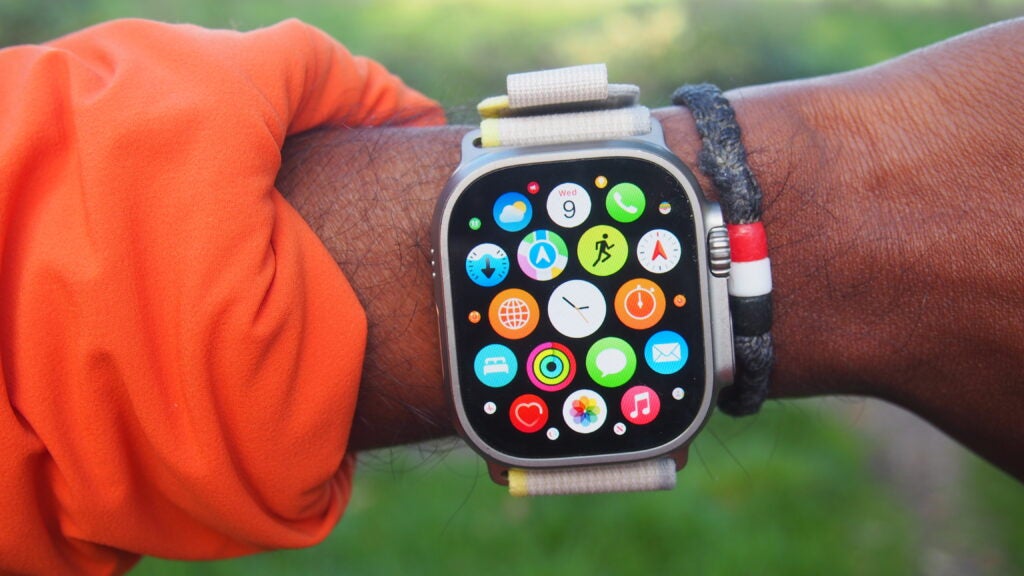Schermata dell'app Apple Watch Ultra