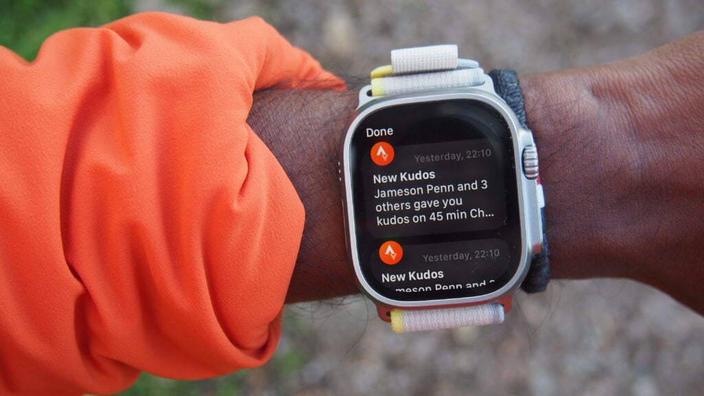 Apple Watch Ultra notifications
