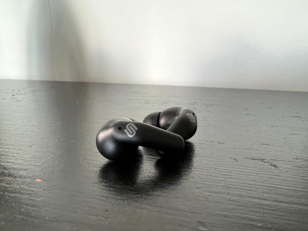 Two earbuds from the Urbanista Seoul