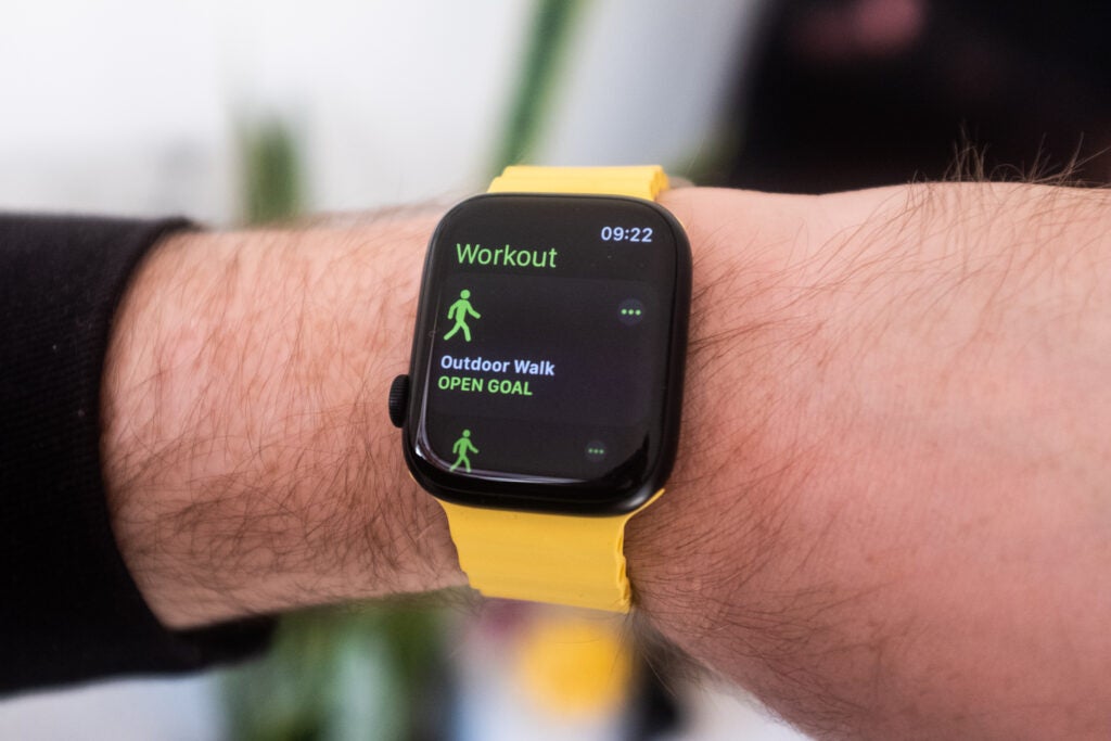 The workout app on the apple watch 8