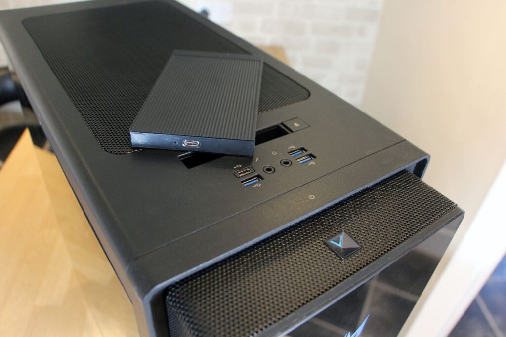 The top of the Acer Predator Orion 7000