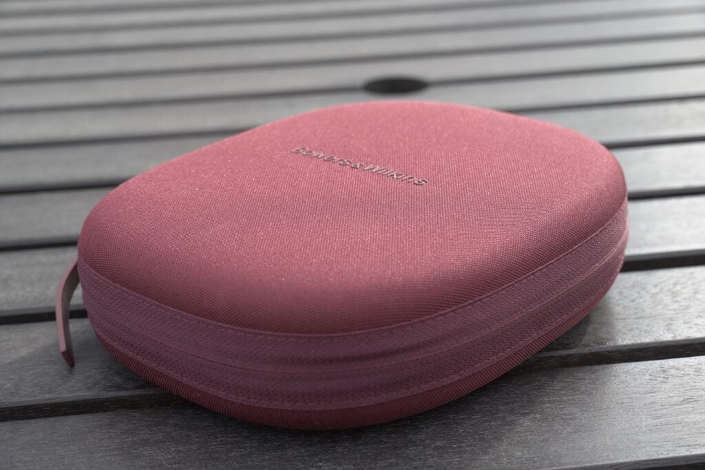 Bowers Wilkins Px8 Burgundy travel case