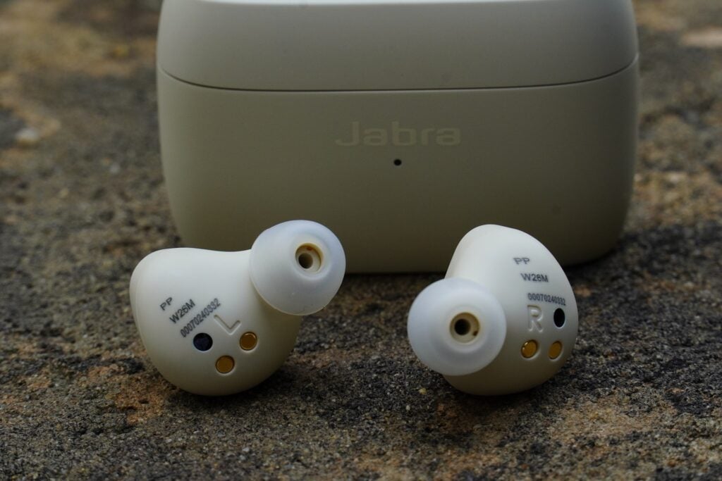 Jabra Elite 5 earphones close up