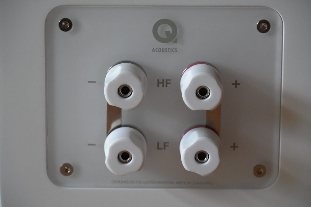 Q Acoustics Concept 30 terminal connections