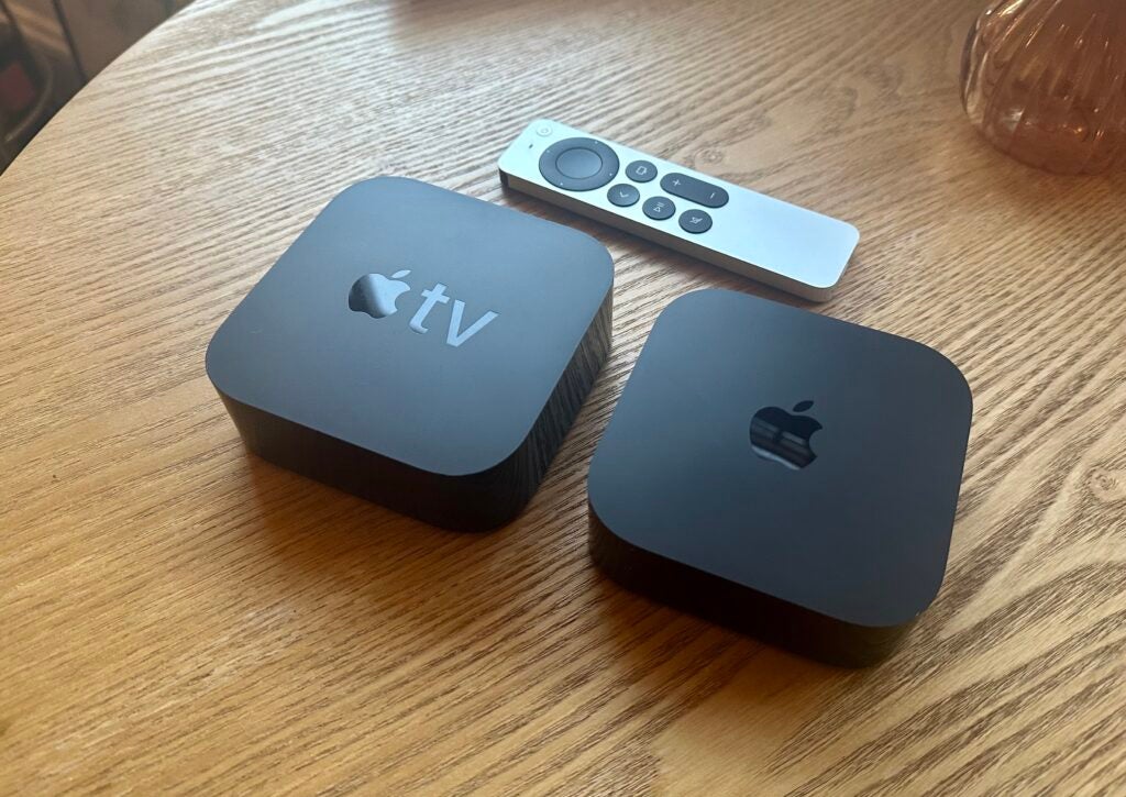 old and new Apple TV 4K