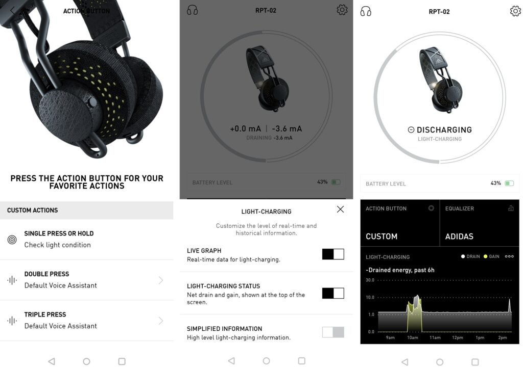 Adidas RPT-02 SOL headphone app customisation