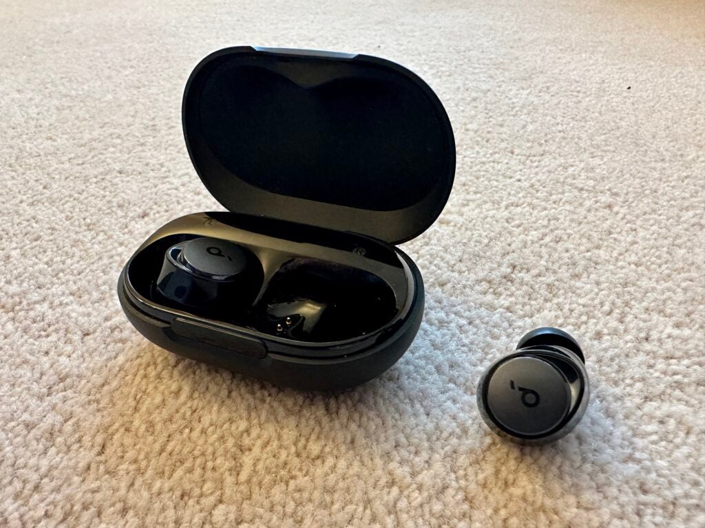 Anker Soundcore Space A40 earphone out of the case