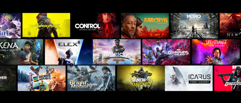 GeForce Now game selection