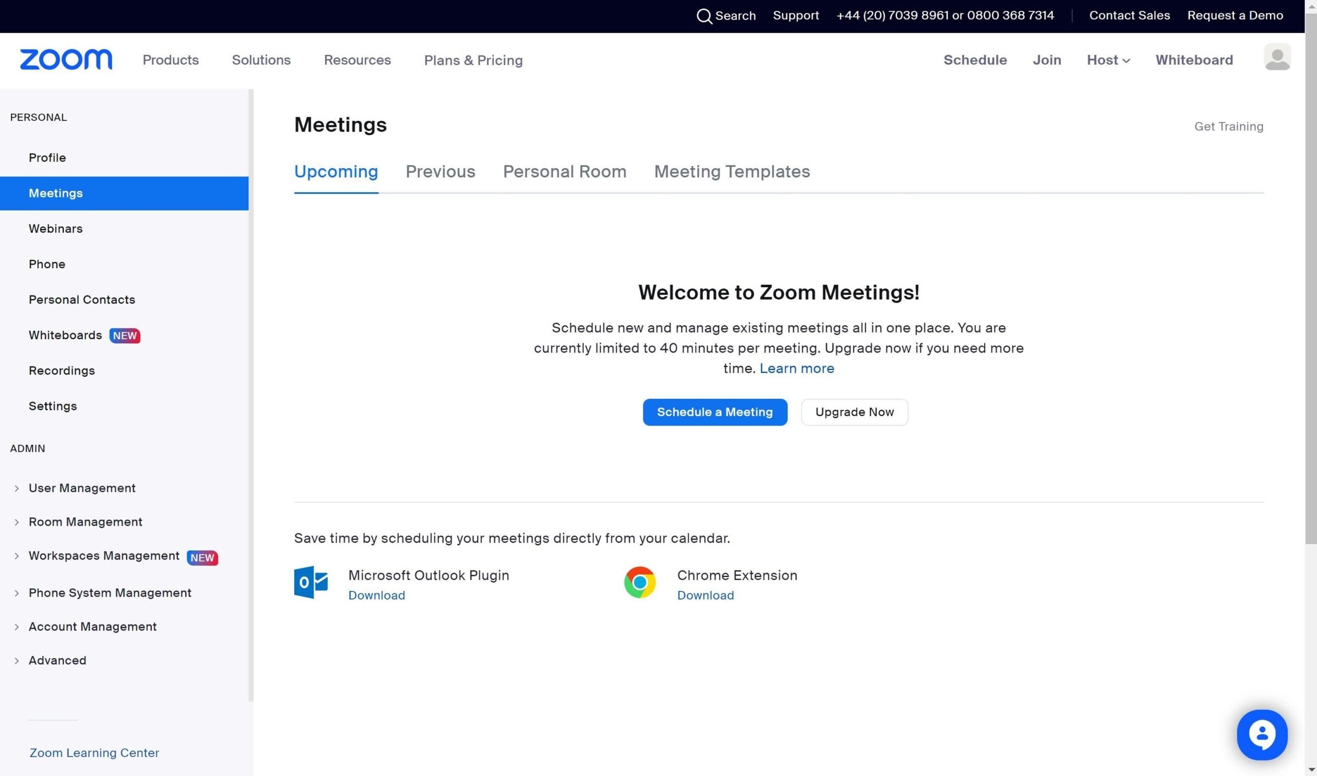 Plan a meeting in Zoom