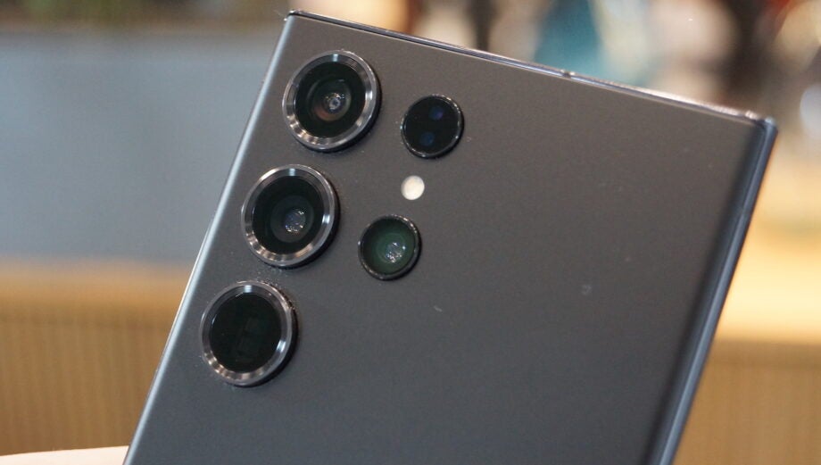 The camera module on the Galaxy S23 Ultra