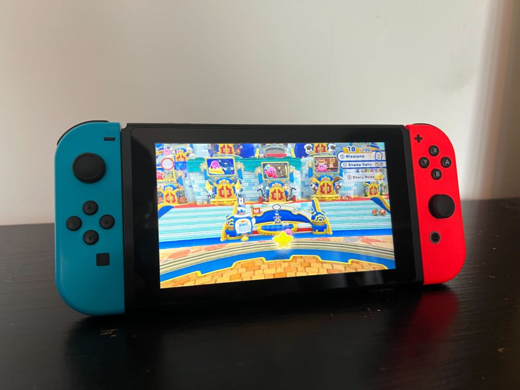Kirby on the Nintendo Switch
