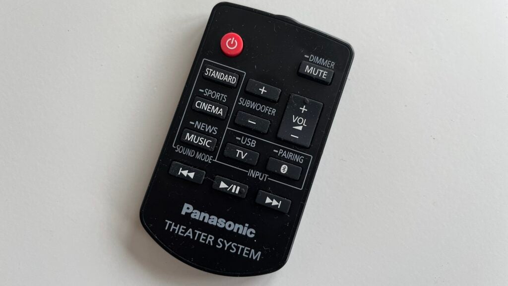 Panasonic SC-HTB490 remote control