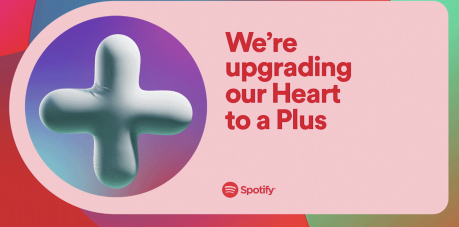 Spotify plus heart