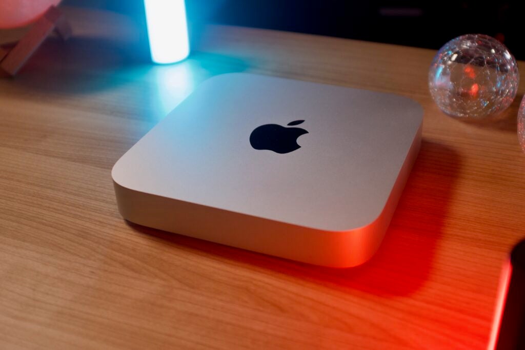 Apple Mac Mini 2023 side on