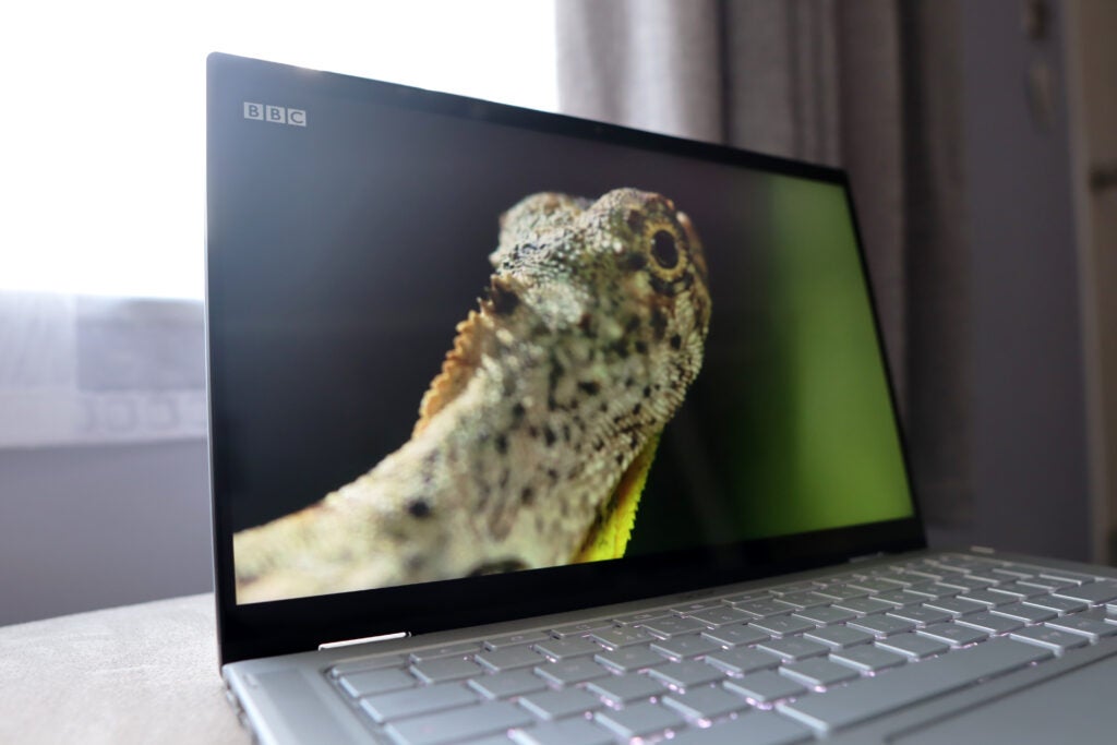 The Full HD screen of the Acer Chromebook Spin 514