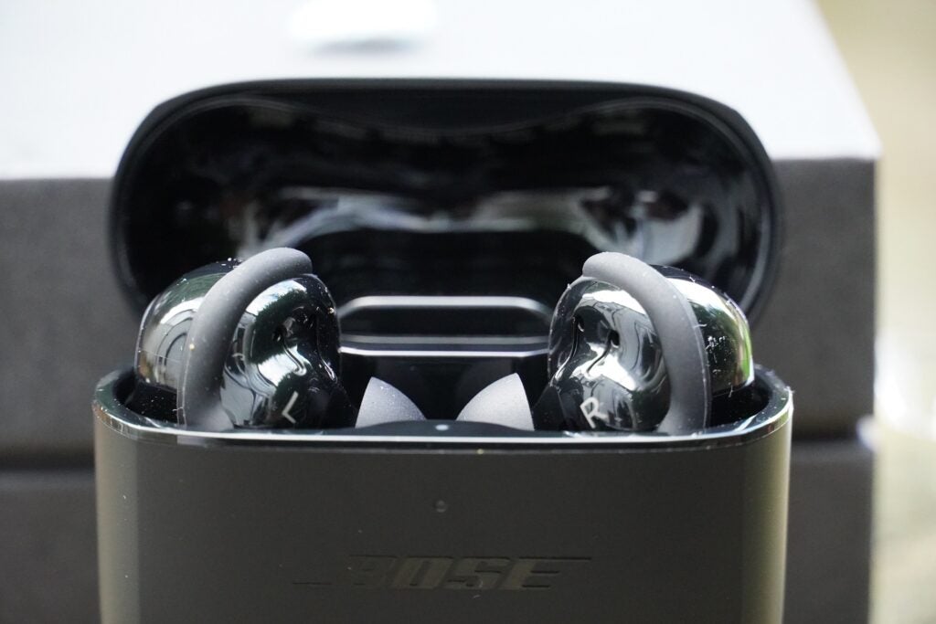 Bose QuietComfort Earbuds II inside case